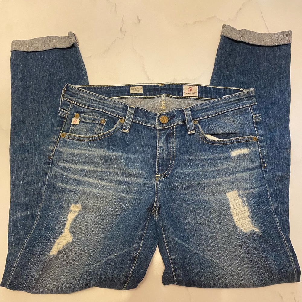 AG Jeans stilt roll up- cigarette roll up